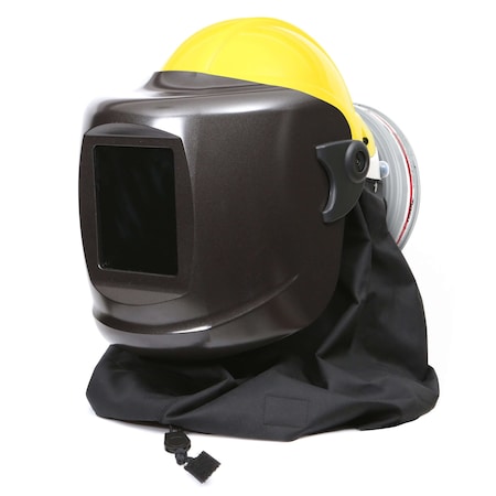 Pureflo PF60ESM+ Hard Hat Yellow, Black Neck Cape, HE/HF/HC Filter Gentex Corp